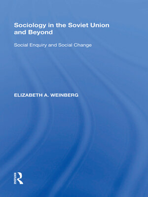 cover image of Sociology in the Soviet Union and Beyond